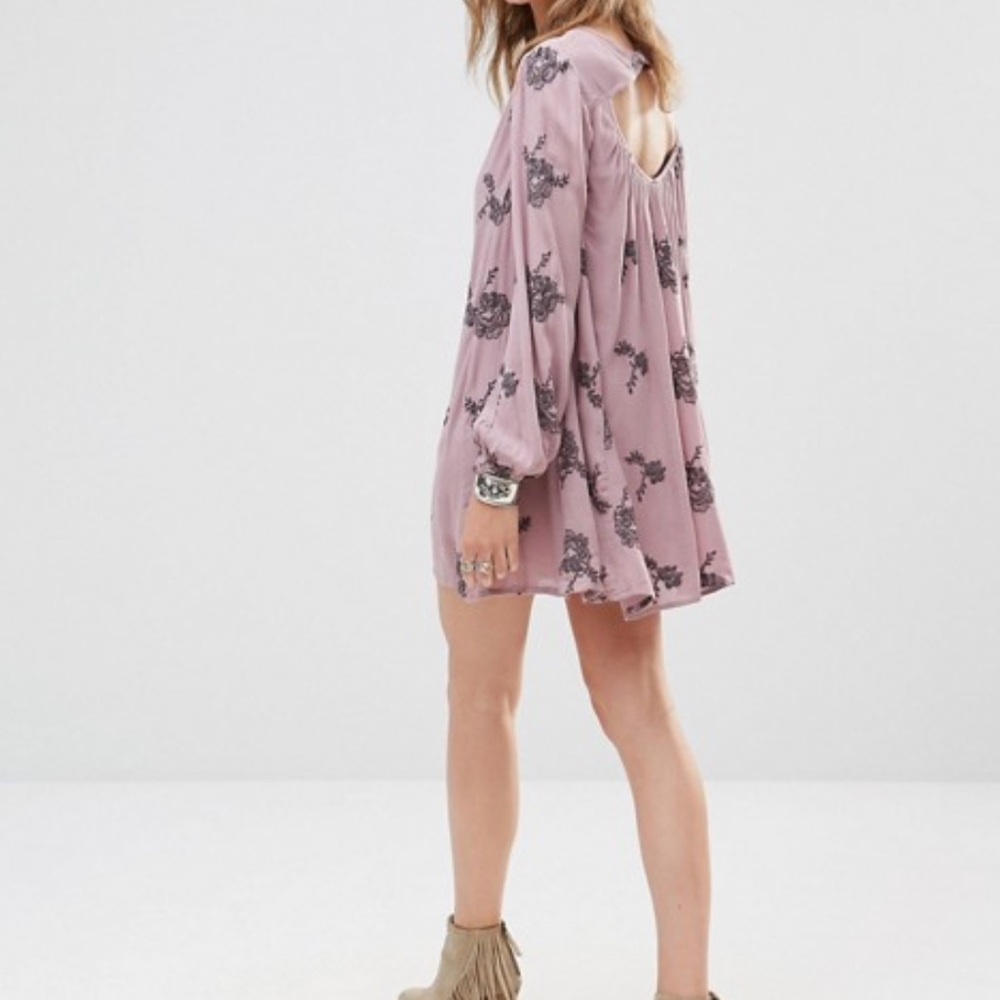 Free People Emma Dress in Elderberry